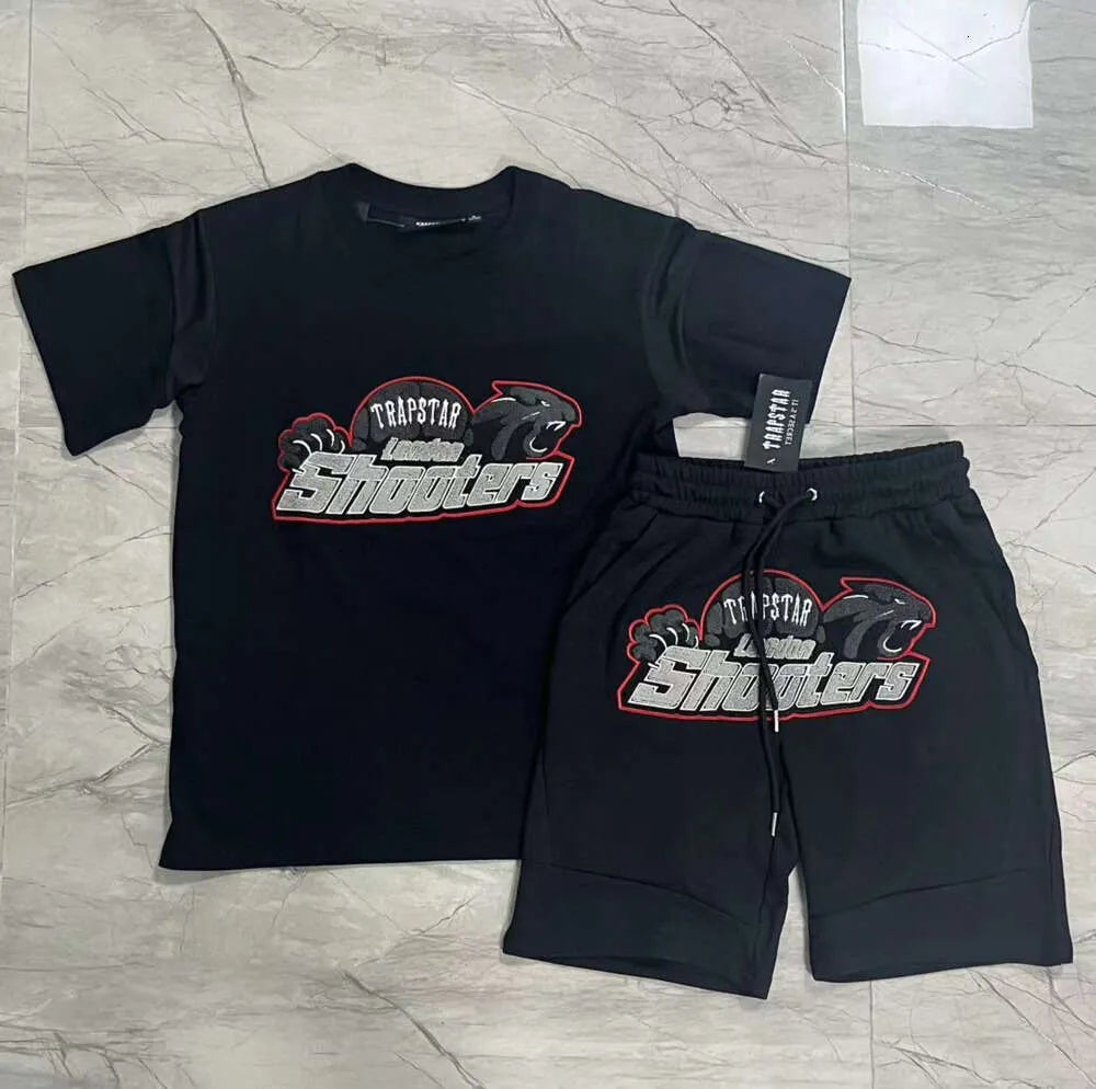 Trapstar shorts and t-shirt